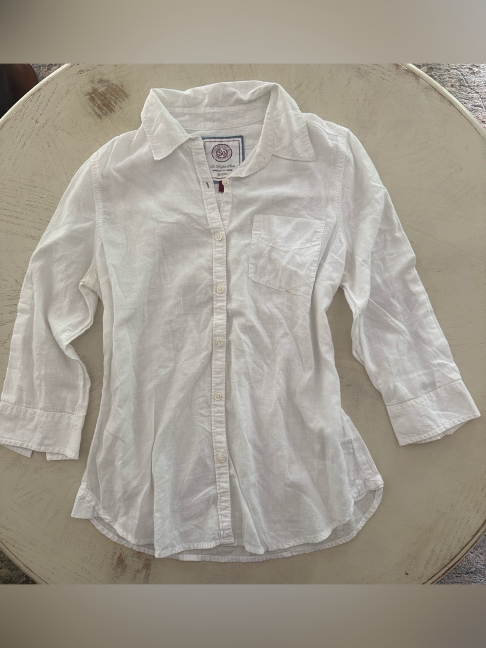 Authentic American Heritage SO Perfect White Cotton Shirt Sz Medium 2/$20